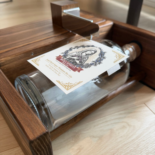 Muka オリジナル手動ラベル貼り機（700ｍlサイズ用）